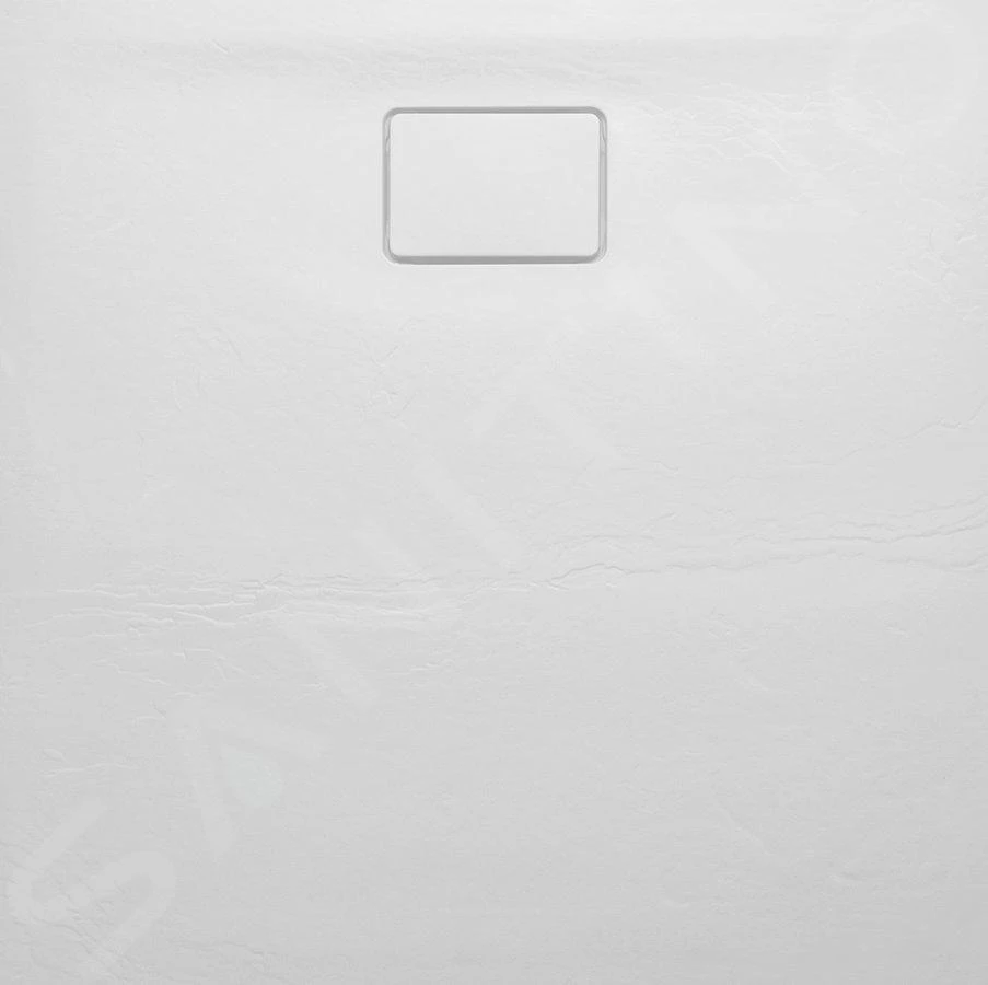 Sapho Acora - Douchebak 900x900 Mm, Gegoten Marmer, Decor Witsteen AC002