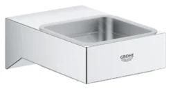 Grohe Selection Cube - Glas/zeephouder, Chroom 40865000