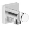 Duravit Toebehoren - Wandaansluitbocht Met Houder, Chroom UV0630010010