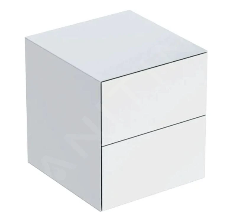 Geberit ONE - Zijkast, 450x492x470 Mm, 2 Laden, Glanzend Wit 505.077.00.1