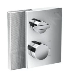 Axor Edge - Afbouwdeel Voor Thermostaat, 2 Functies, Chroom/diamond Cut 46761000