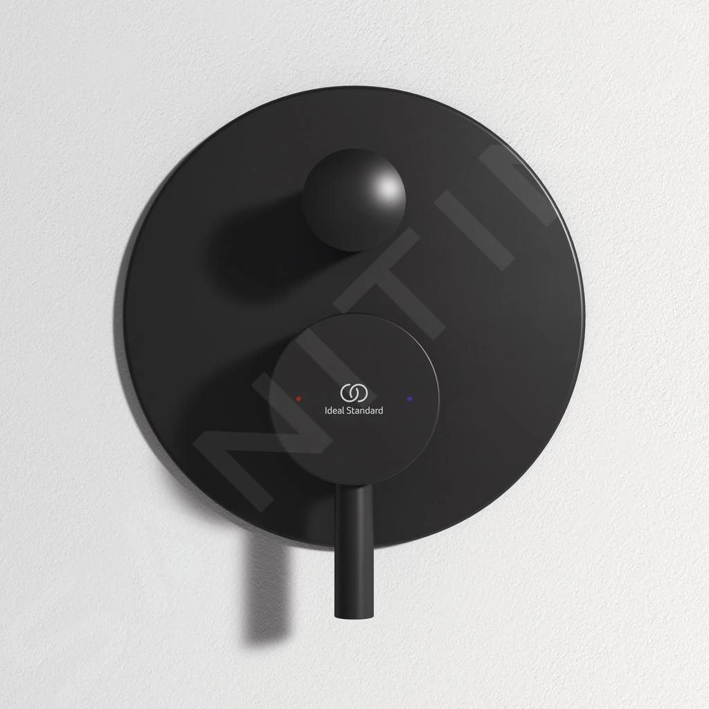 Ideal Standard CeraLine - Inbouw Badkraan Incl. Inbouwdeel, Zwart A6939XG - Afbeelding 4