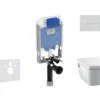 Ideal Standard ProSys - Toiletset- Inbouwreservoir, Douche-WC, WC-zitting TECEone, Oleas M2 Bedieningsplaat, Rimless, SoftClose, Wit ProSys80M SP127