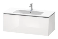 Duravit L-Cube - Wastafelonderkast 400x1020x481 Mm, 1 La, Glanzend Wit LC614202222