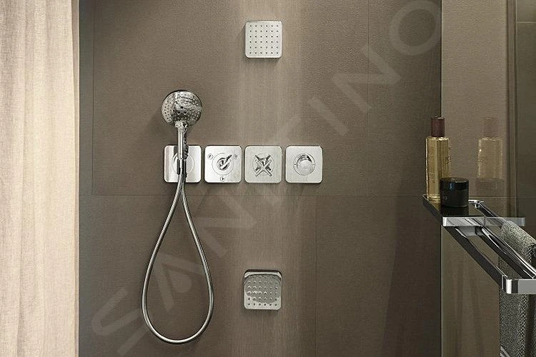 Axor Citterio E - Muuraansluitbocht Met Wandhouder, Chroom 36724000 - Afbeelding 3