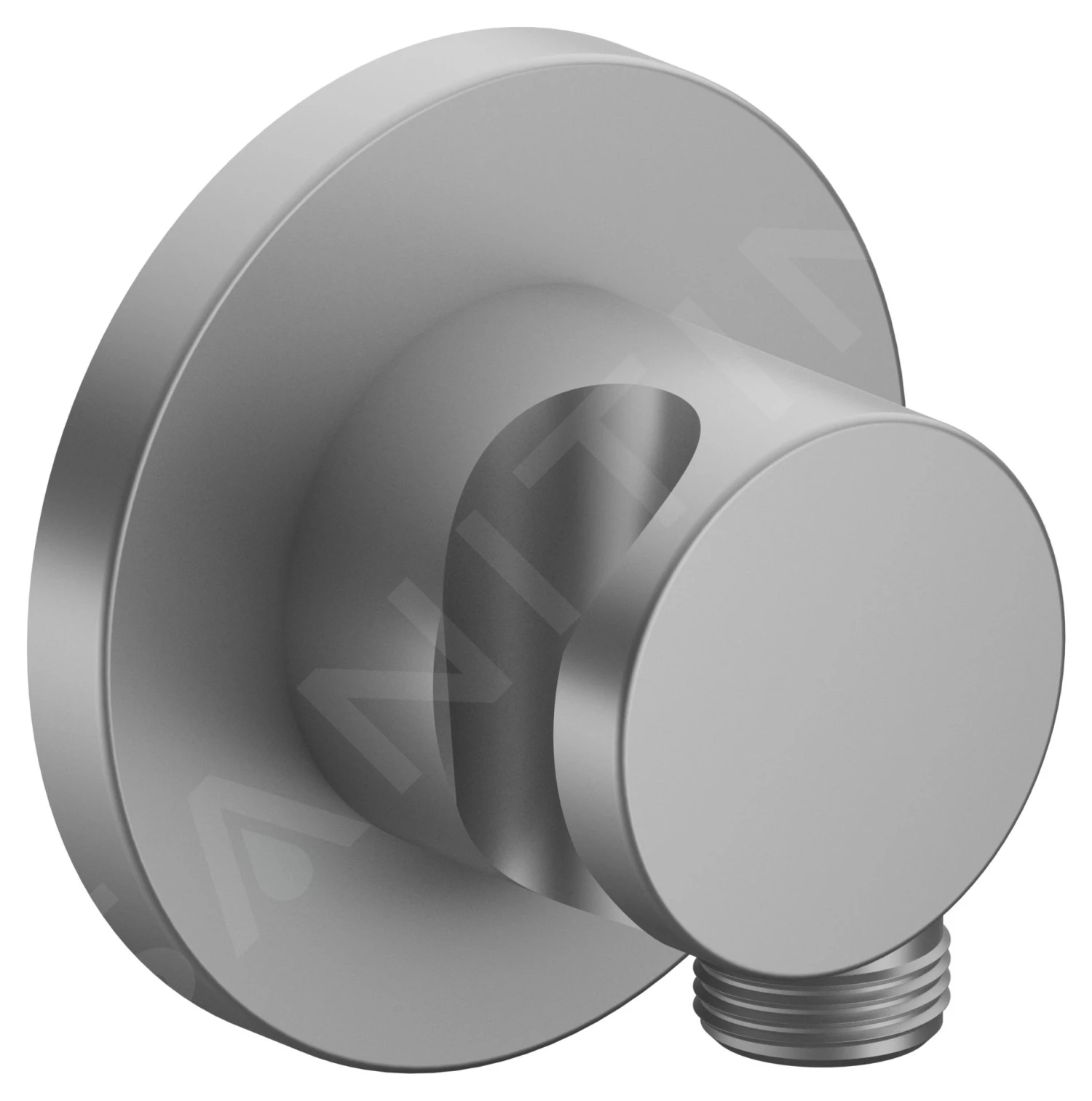 Keuco IXMO - Wandaansluitbocht Met Houder, Aluminium 59592170001