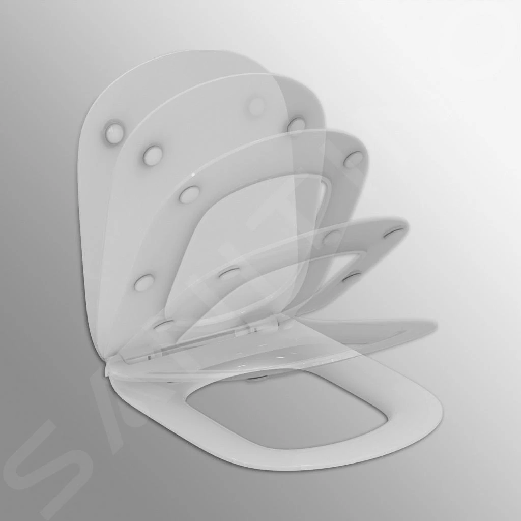 Ideal Standard Tesi - Wc Bril Ultradun, Softclose, Wit T352701 - Afbeelding 4