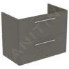 Ideal Standard I.Life A - Wastafelonderkast, 800x440x630 Mm, 2 Laden, Mat Kwartsgrijs T5256NG