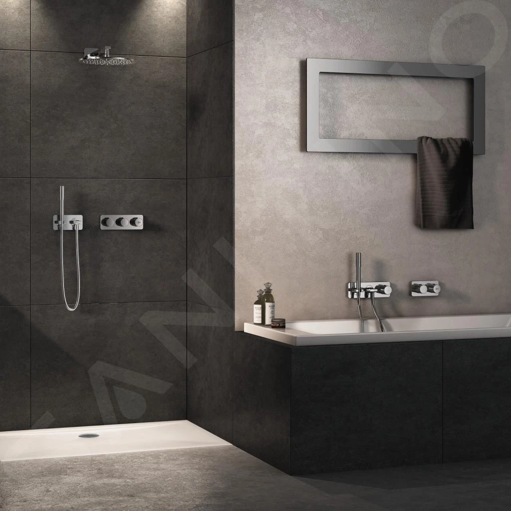 Ideal Standard Archimodule - Afdekrozet 2-gats SOFT 83 X 166 Mm, Chroom A1541AA - Afbeelding 4