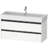 Duravit Ketho.2 - Wastafelkast 549x1184x460 Mm, 2 Laden, Mat Wit K25279018180000