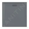 Geberit Sestra - Douchebak 800x800 Mm, Grijs 550.291.00.2