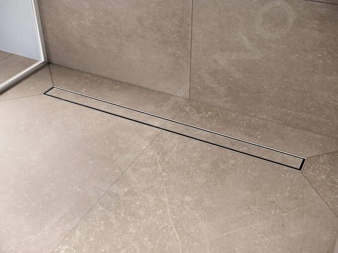 Hansgrohe RainDrain Compact - Douchegoot 80 Cm Voor Tegelvloer, Met Rooster 56167000 - Afbeelding 3