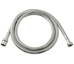 Sapho Lux - Gevlochten Doucheslang, Verlengbaar 200-240 Cm, Chroom FSACC548