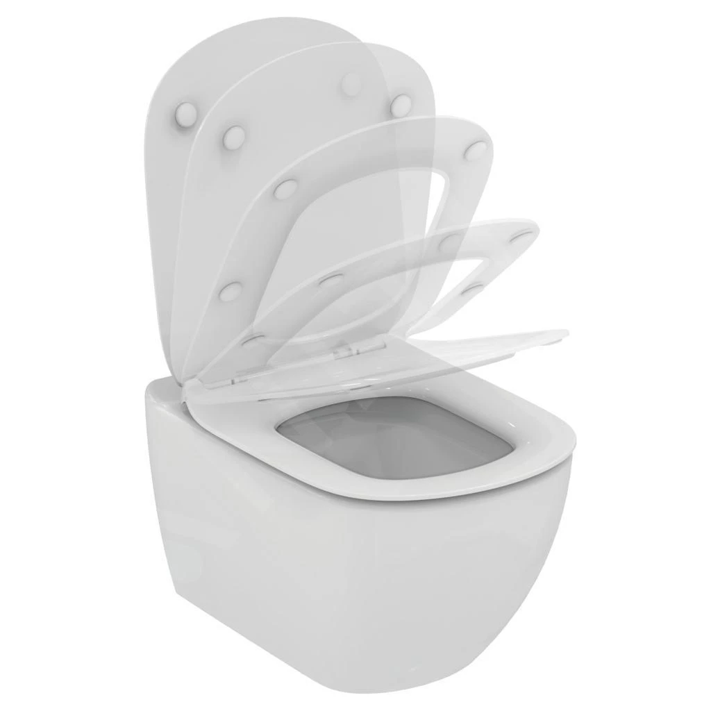 Geberit Duofix - Set Voorwandinstallatie, Toilet En Zitting Ideal Standard Tesi, Bedieningspaneel Sigma01, Aquablade, SoftClose, Alpine Wit 111.300.00.5 NU1 - Afbeelding 4