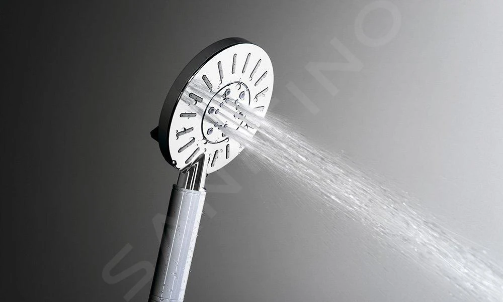 Sapho Douches - Liam 210 Doucheset Met Thermostaat, 3jet, Chroom LP139 - Afbeelding 7