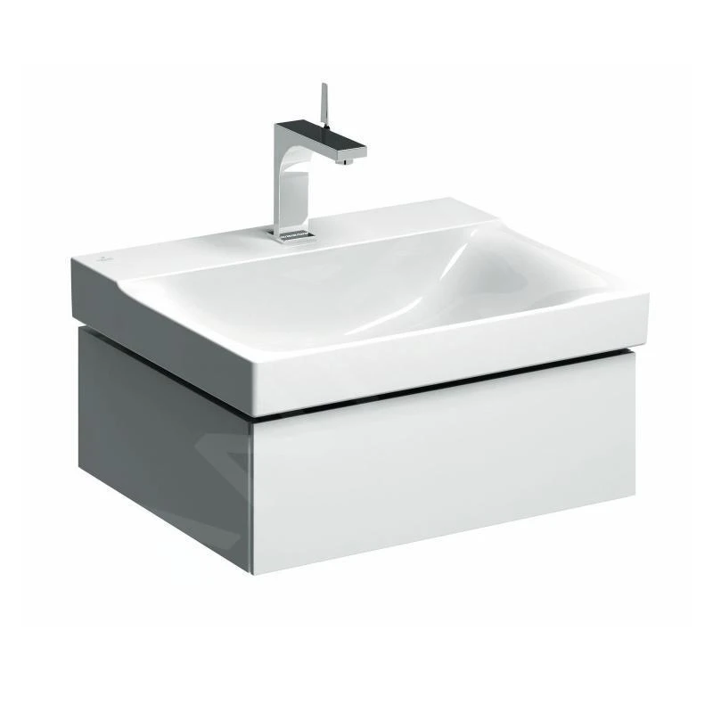 Geberit Xeno 2 - Wastafelonderkast 600 Mm, Interne Lade Met LED Verlichting, Glanzend Wit 500.505.01.1 - Afbeelding 3