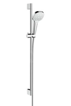 Hansgrohe Croma Select E - Multi Glijstangset, 3jet, Wit/chroom 26590400