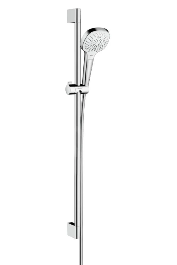 Hansgrohe Croma Select E - Multi Glijstangset, 3jet, Wit/chroom 26590400