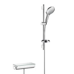 Hansgrohe Raindance Select S - Douchecombinatie 0,65 M Met Handdouche Raindance Select S 150 3jet, Wit/chroom 27036400