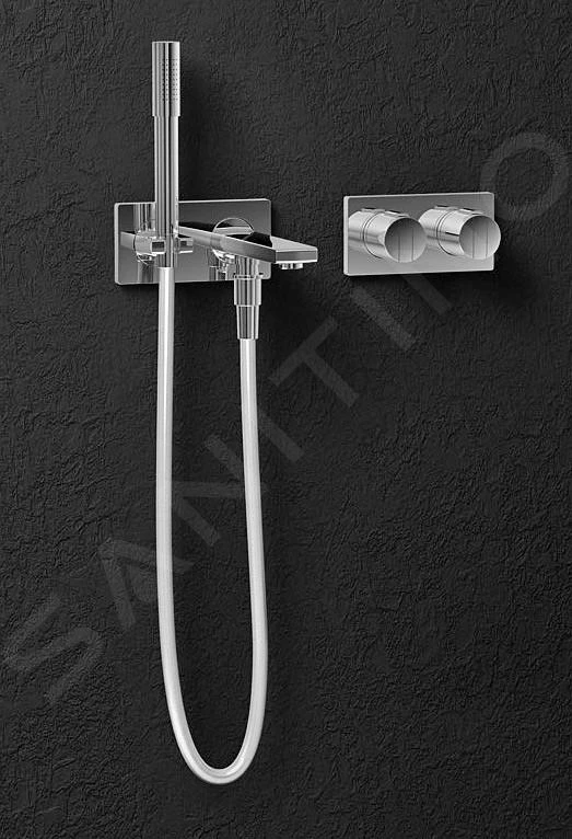 Ideal Standard Archimodule - Afdekrozet 2-gats 83 X 166 Mm, Chroom A1505AA - Afbeelding 5