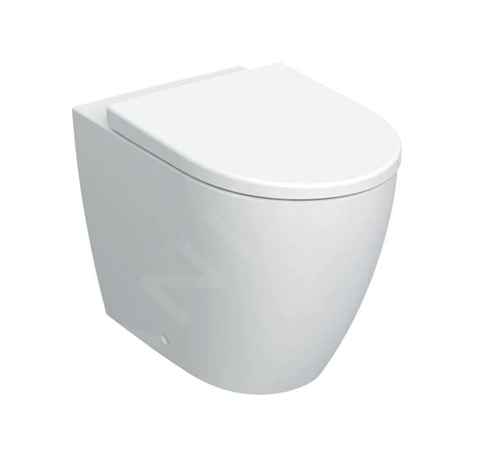 Geberit ICon - Staand Toilet Met SoftClose Wc-zitting, Horizontale Afvoer, Rimfree, Wit 502.383.JT.1