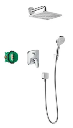 Hansgrohe Crometta - Doucheset E 240, Met Logis Inbouwkraan, Chroom 27957000