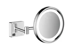 Hansgrohe AddStoris - Make-up Spiegel Wandmontage Met LED-verlichting, Chroom 41790000
