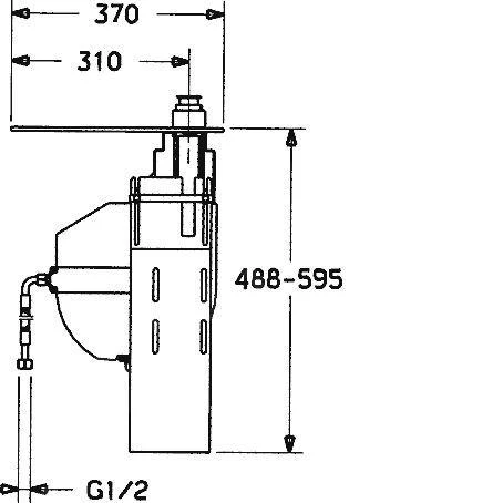 Hansa Toebehoren - Basisgarnituur Voor Badkraan, Chroom 53060300 - Afbeelding 2