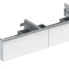 Geberit ICon - Wastafelonderkast 1184x247x476 Mm, 2 Laden, Glanzend Wit 502.314.01.2