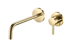 Paffoni Light - Inbouw Wastafelkraan Incl. Inbouwdeel, 2-gats, Goud LIG006HG70