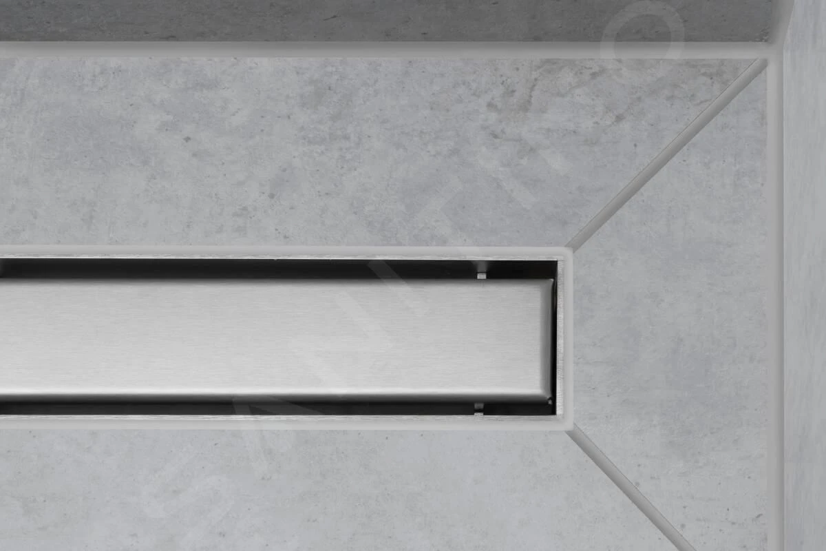 Hansgrohe RainDrain Match - Douchegoot Met Rvs Rooster 800, In Hoogte Verstelbaar Frame, Geborsteld Rvs 56038800 - Afbeelding 3