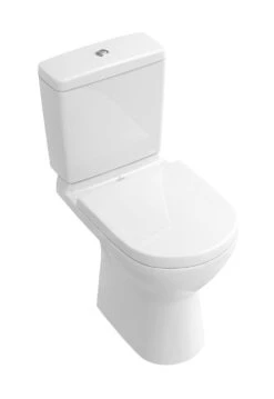 Villeroy & Boch O.novo - Staande Toiletpot, Afvoer Achteraan, CeramicPlus, Alpine Wit 566110R1
