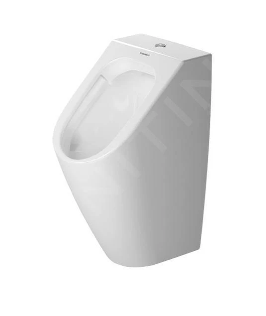 Duravit ME By Starck - Urinoir, Bovenste Waterinlaat, Rimless, Alpine Wit 2815300000