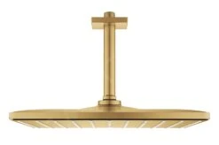 Grohe Rainshower - Hoofddouche 310 Mono Cube 9,5 L/min, Met Plafondarm, Geborsteld Cool Sunrise 26566GN0