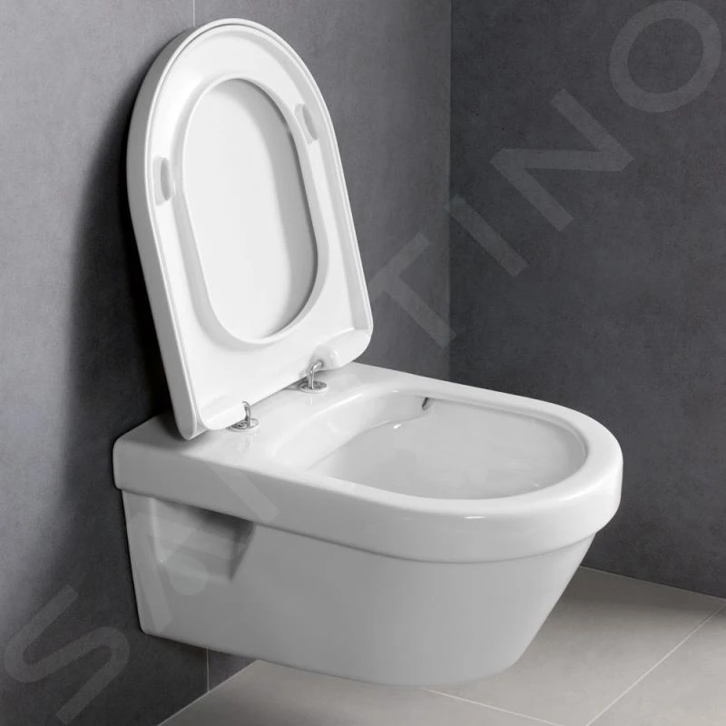 Geberit Kombifix - Set Voorwandinstallatie, Toilet En Zitting Villeroy & Boch, Bedieningspaneel Sigma20, DirectFlush, SoftClose, CeramicPlus, Wit/chroom 110.302.00.5 NB4 - Afbeelding 6