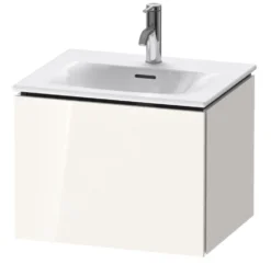 Duravit L-Cube - Wastafelonderkast 400x520x421 Mm, 1 La, Glanzend Wit LC613402222