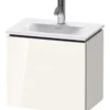 Duravit L-Cube - Wastafelonderkast 400x440x311 Mm, Rechts, 1 Deur, Glanzend Wit LC6133R2222