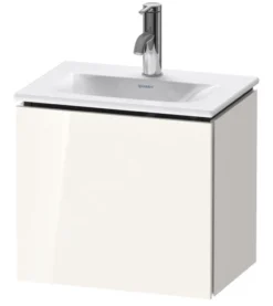 Duravit L-Cube - Wastafelonderkast 400x440x311 Mm, Rechts, 1 Deur, Glanzend Wit LC6133R2222