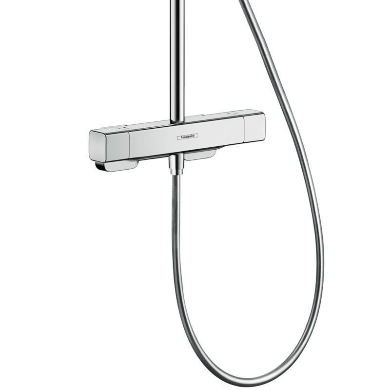 Hansgrohe Croma - Showerpipe Douchset Met Thermostaat, 1jet, Chroom 27630000 - Afbeelding 4