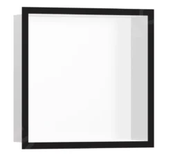 Hansgrohe XtraStoris Individual - Inbouwnis Met Designlijst, 300x300x100 Mm, Mat Wit/mat Zwart 56099670