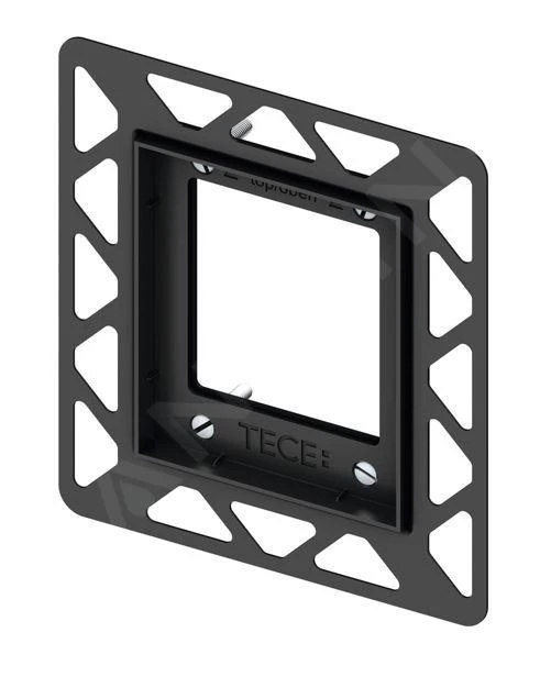 Tece TECEloop - Montageframe Voor Vlakke Inbouw Voor Urinoirbediening, Zwart 9242647 - Afbeelding 3