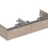 Geberit ICon - Wastafelonderkast, 118x25x48 Cm, 2 Laden, Eiken 502.314.JH.1