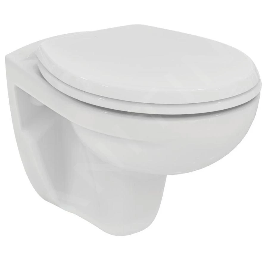Ideal Standard ProSys - Toiletset- Inbouwreservoir, Closet, WC-zitting Eurovit, Oleas M2 Bedieningsplaat, Rimless, Softclose, Mat Chroom ProSys80M SP122 - Afbeelding 3
