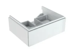 Geberit Xeno 2 - Wastafelonderkast 600 Mm, Interne Lade Met LED Verlichting, Glanzend Wit 500.505.01.1