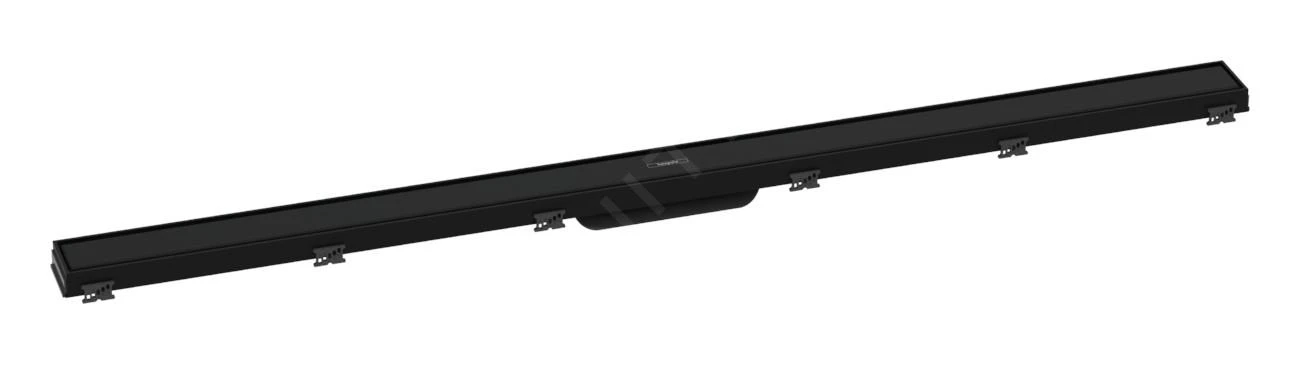 Hansgrohe RainDrain Match - Douchegoot Met Rvs Rooster 1200, In Hoogte Verstelbaar Frame, Mat Zwart 56042670